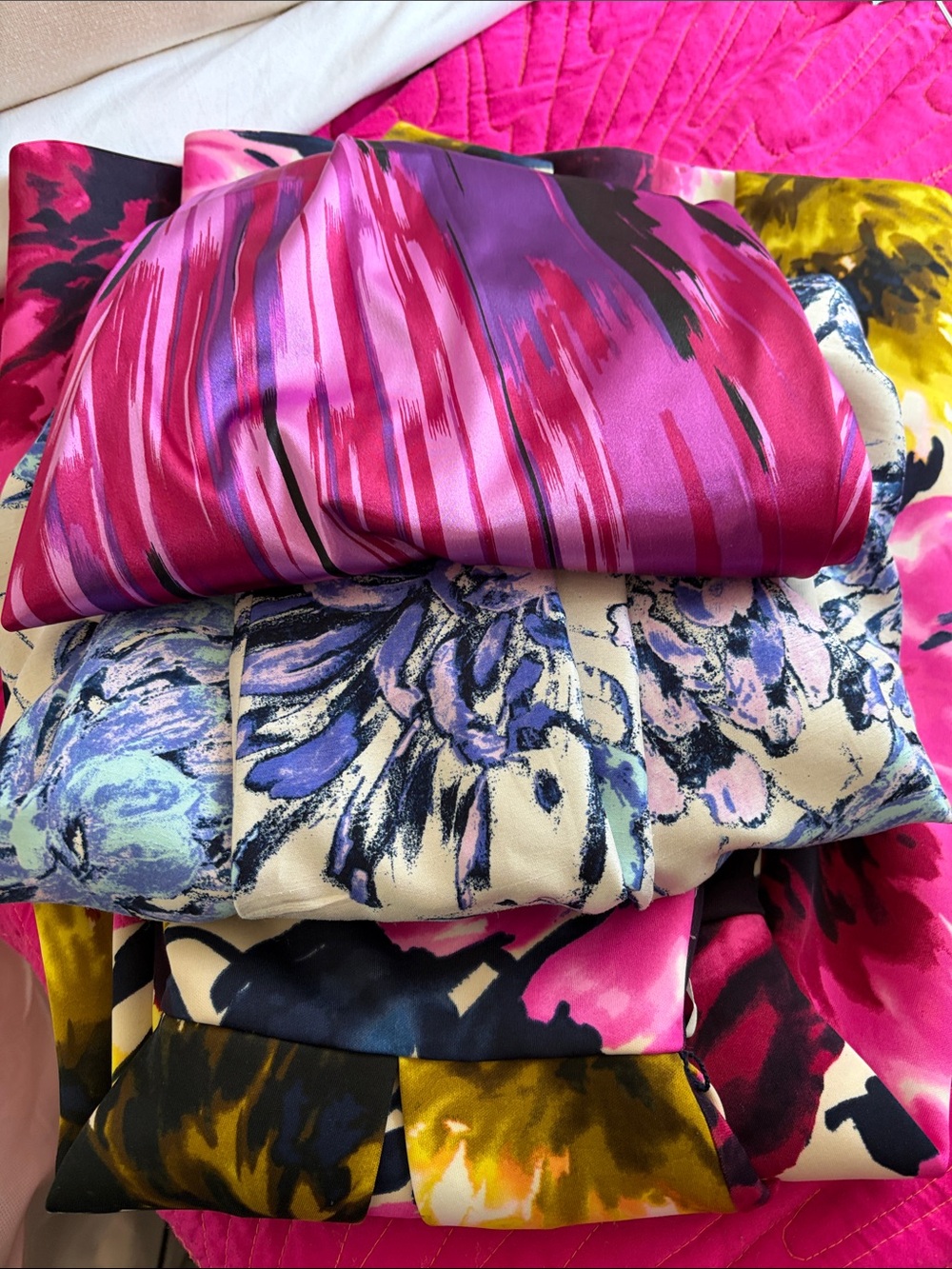 Taylor Vibrant Floral Fit-and-Flare Dress ,in Pink, Rickis dress & Taylor dress